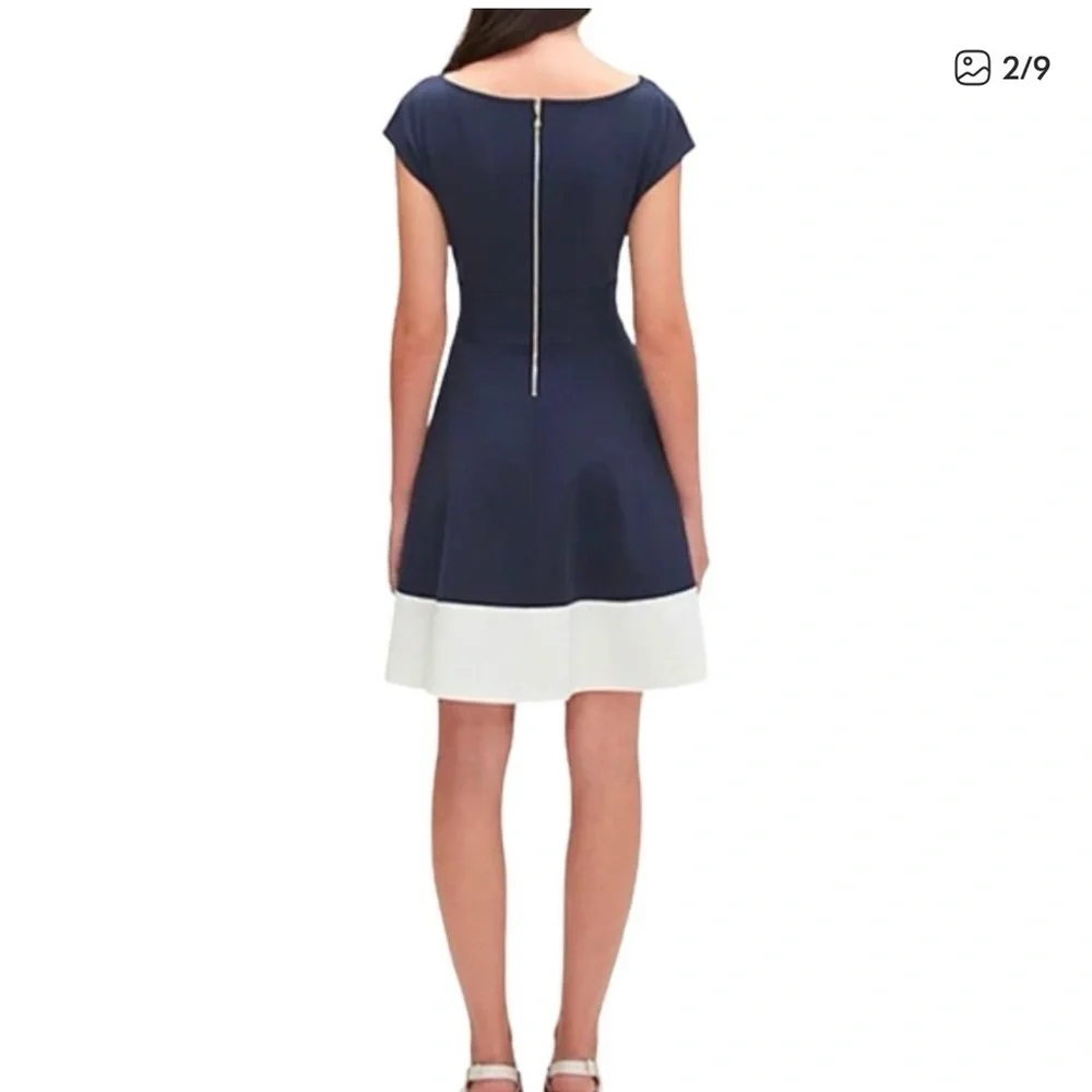 Kate Spade | Colorblock Ponte Fiorella Fit and Flare Dress
